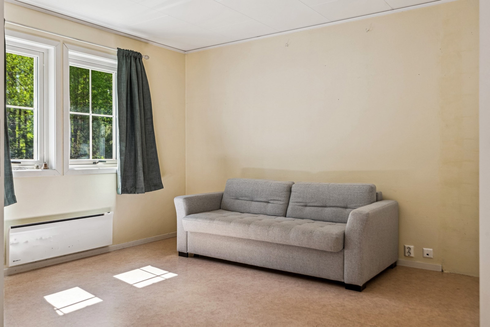 God plass til dobbeltseng på hovedsoverommet Galleribilde