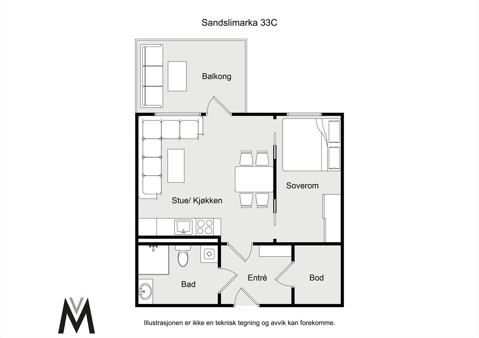 Plantegning Galleribilde