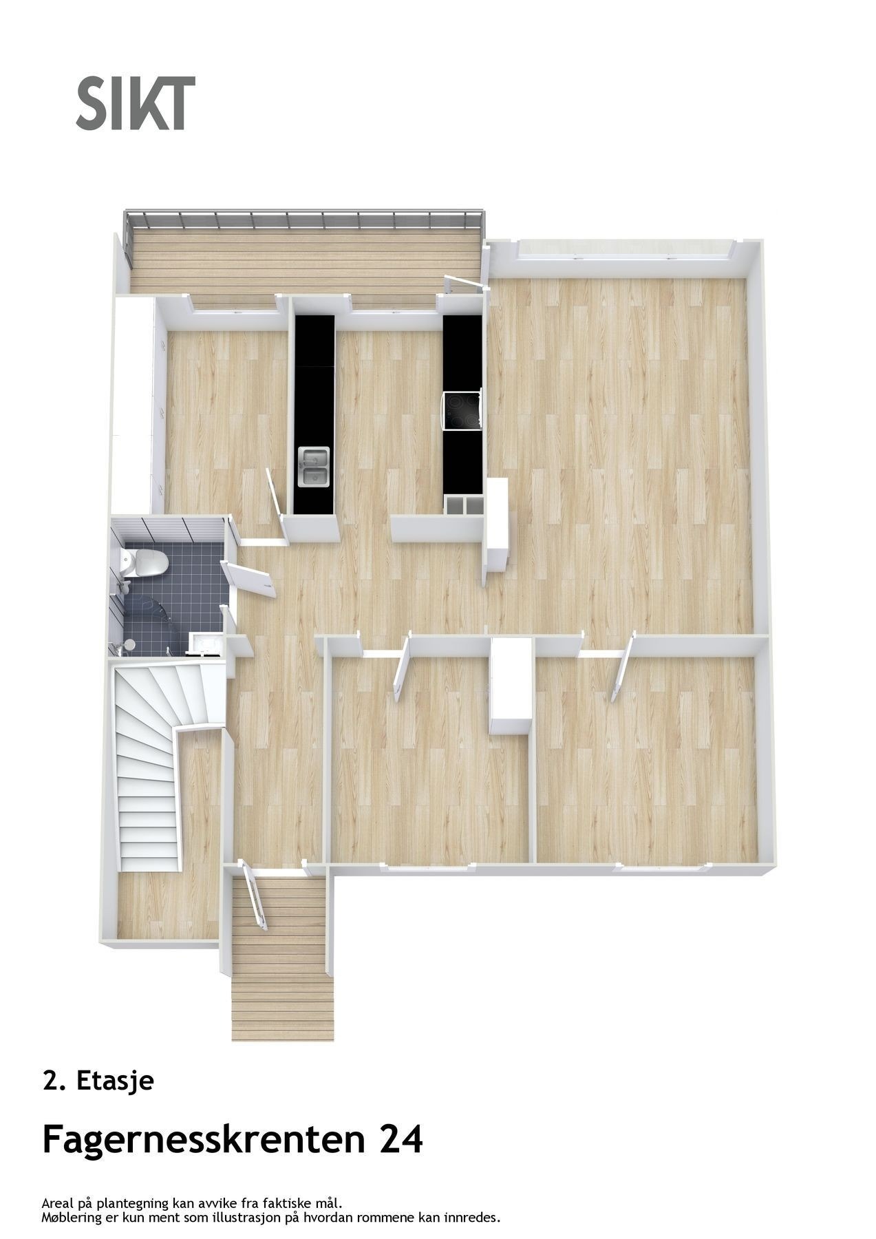 Plantegning Galleribilde