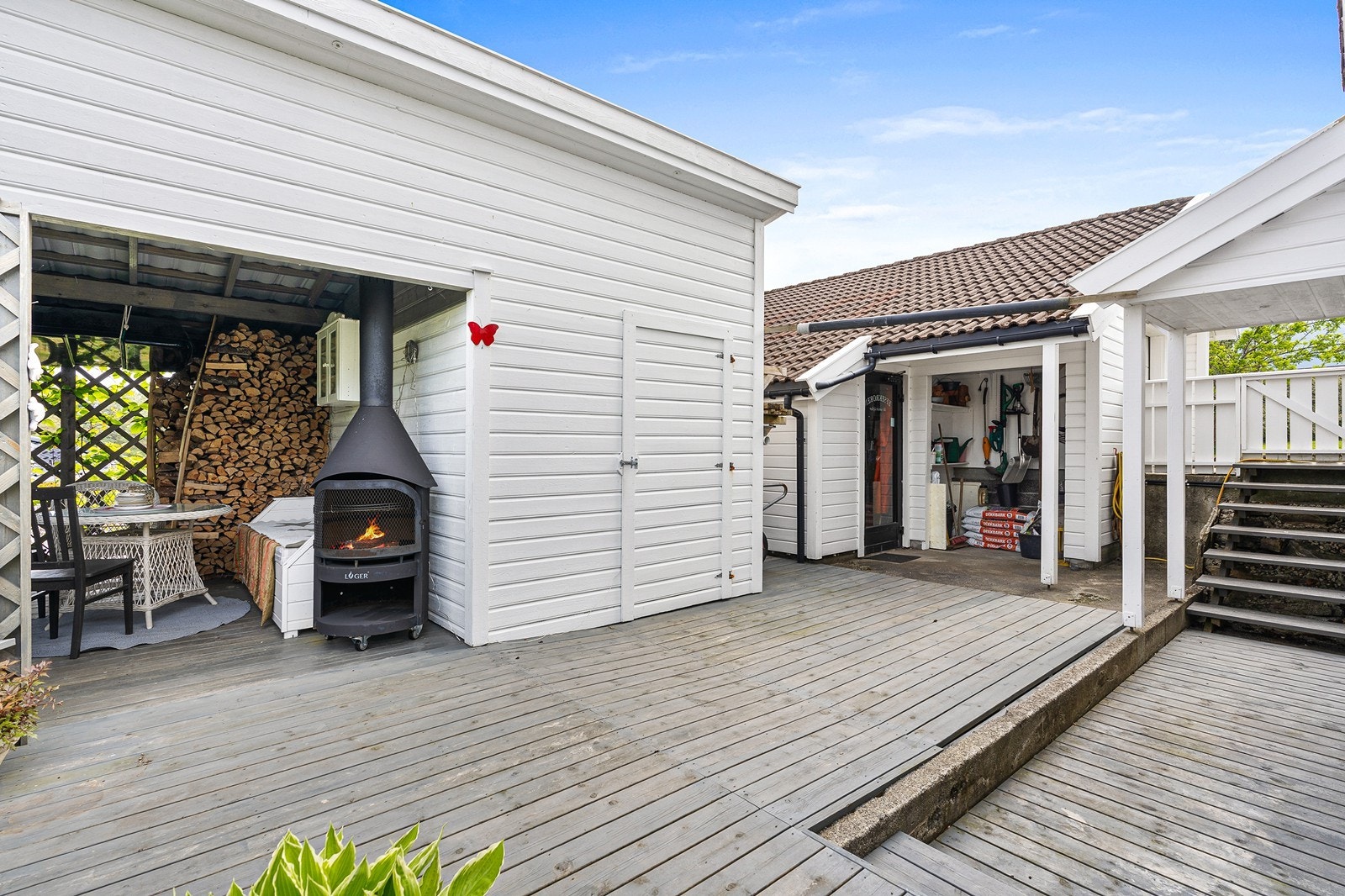 Garasje med bod på totalt 45 m². Galleribilde