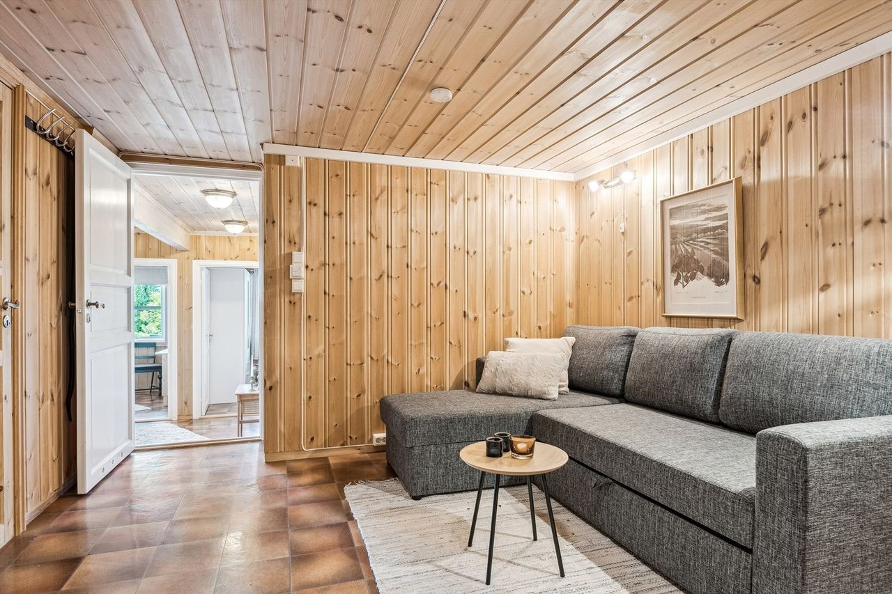 Koselig kjellerstue - et kjærkomment, ekstra oppholdsrom for små og store! Galleribilde