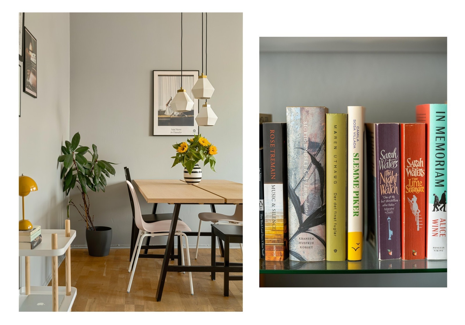 Venner og familie er hjertelig velkomne både på visning, og på besøk ellers i hverdagen. Spisebordet er da en super samlingsplass. Galleribilde