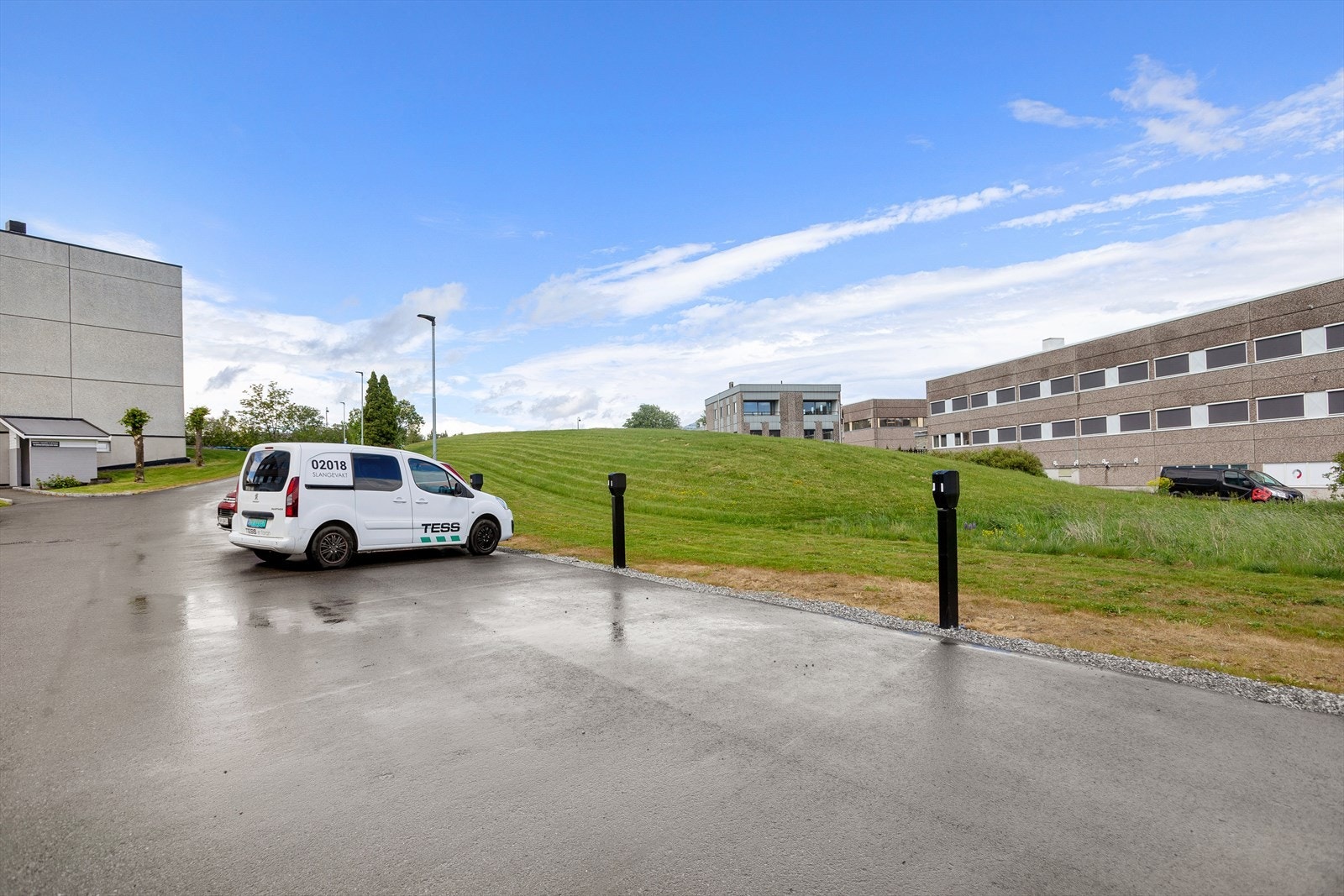 Felles parkeringsplass Galleribilde