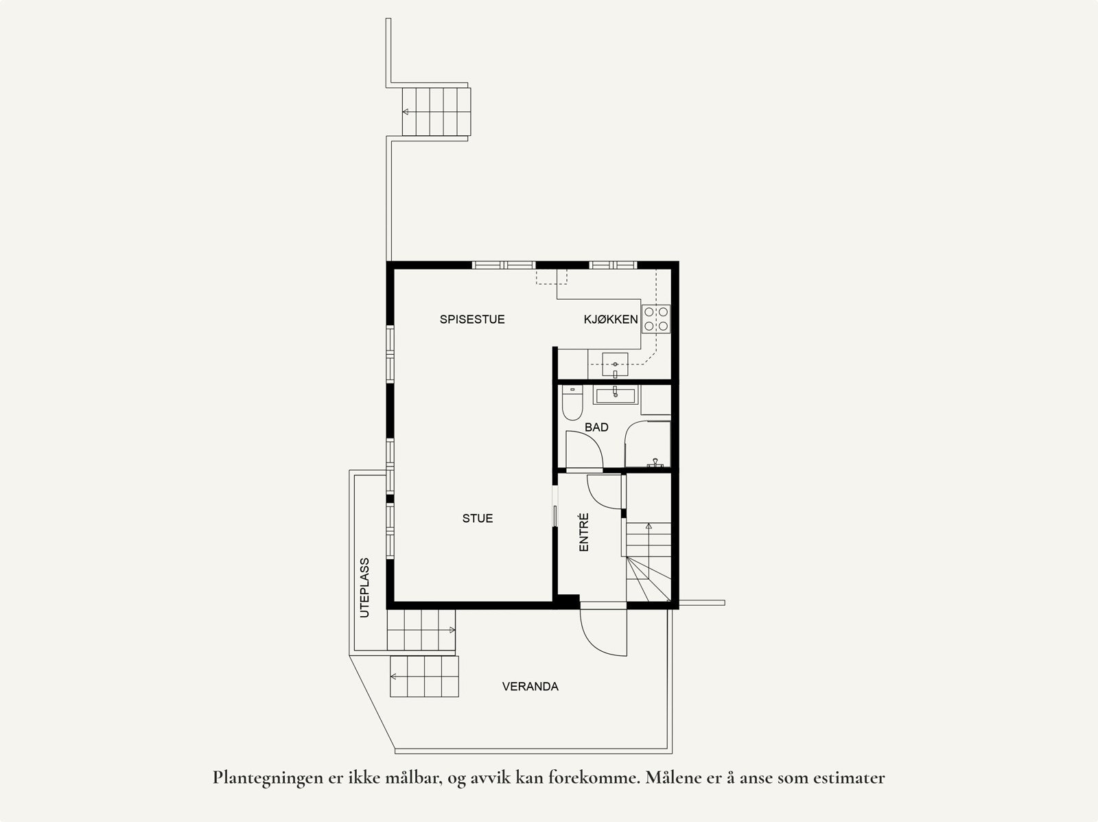 Planløsning 1.etg Galleribilde