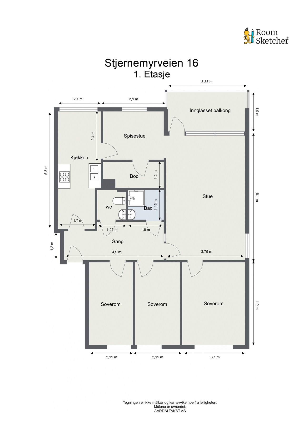 Planskisse. Galleribilde
