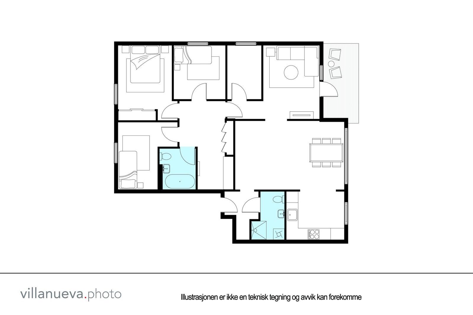 Plantegning - ikke målbar. Galleribilde