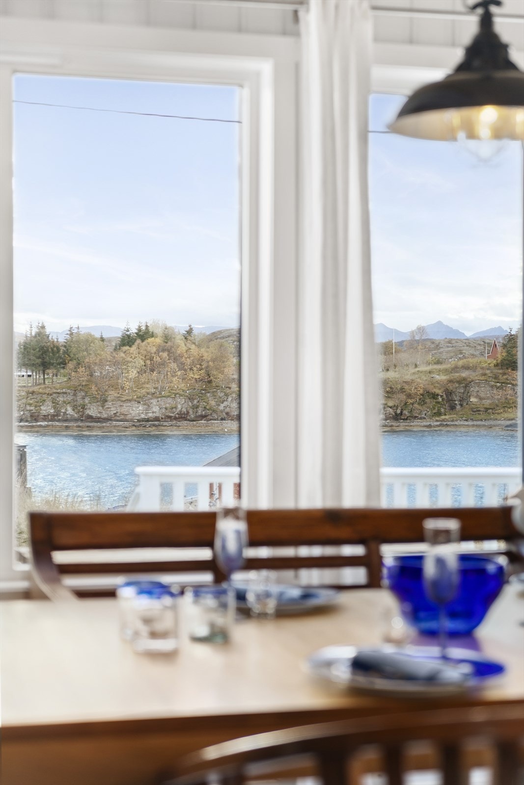 Et lite glimt av hva man kan se fra middagsbordet. Galleribilde