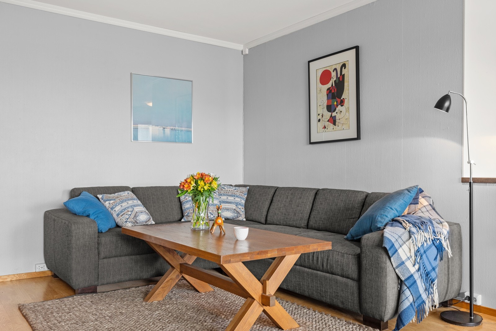 God plass til stor sofasalong. Galleribilde