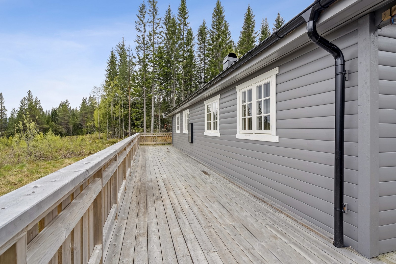 Stor terrasse på 73 kvm. Galleribilde