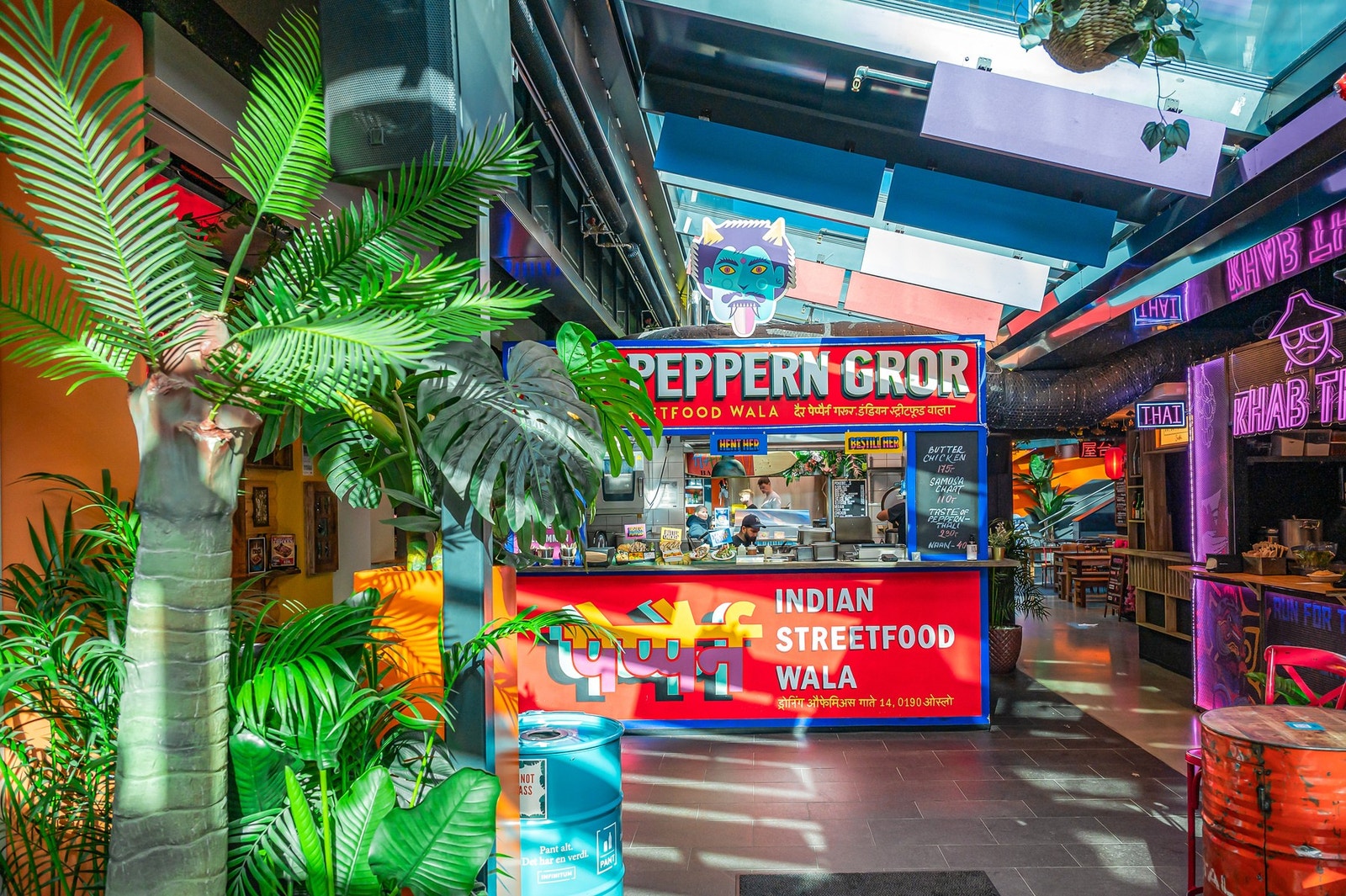 Streetfood ved Barcode. Galleribilde