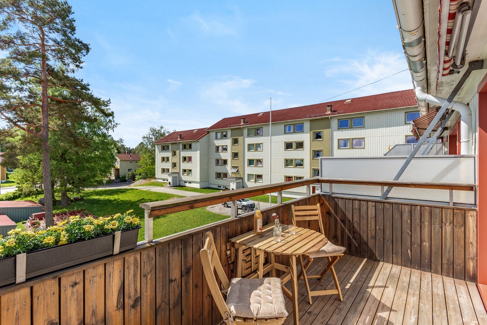 Det er tillatt med både elektrisk- og gassgrill på balkongen. Galleribilde