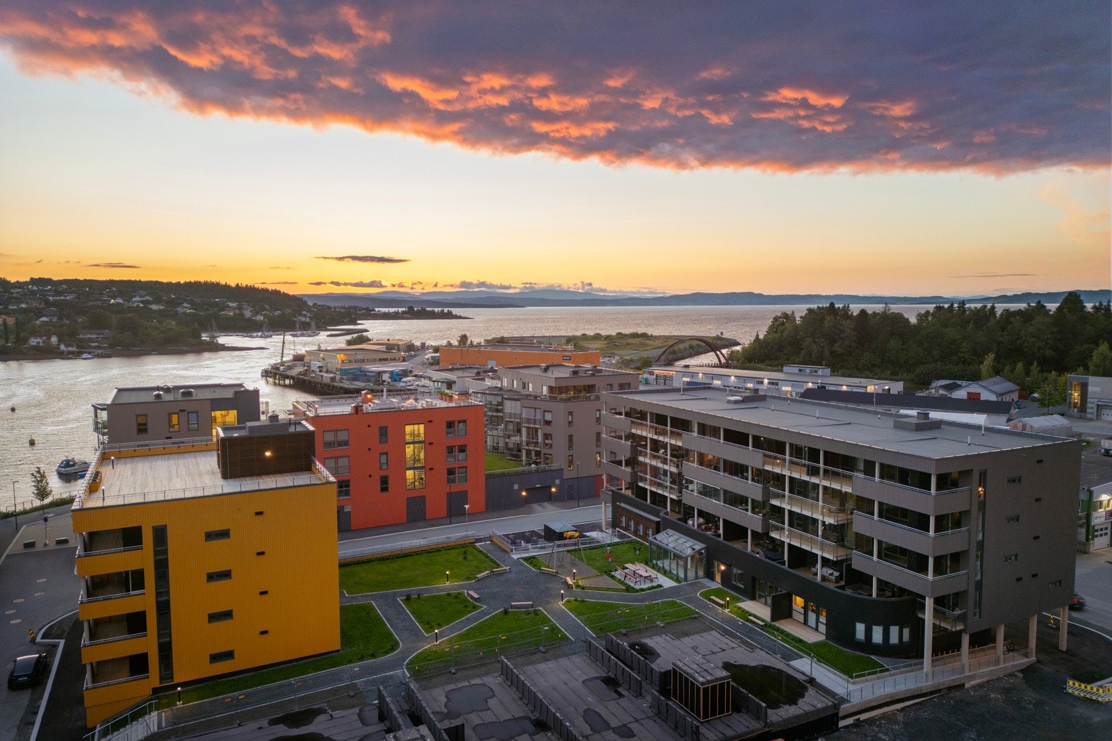 Fra leiligheten er det kort vei til alle servicefunksjoner. Galleribilde