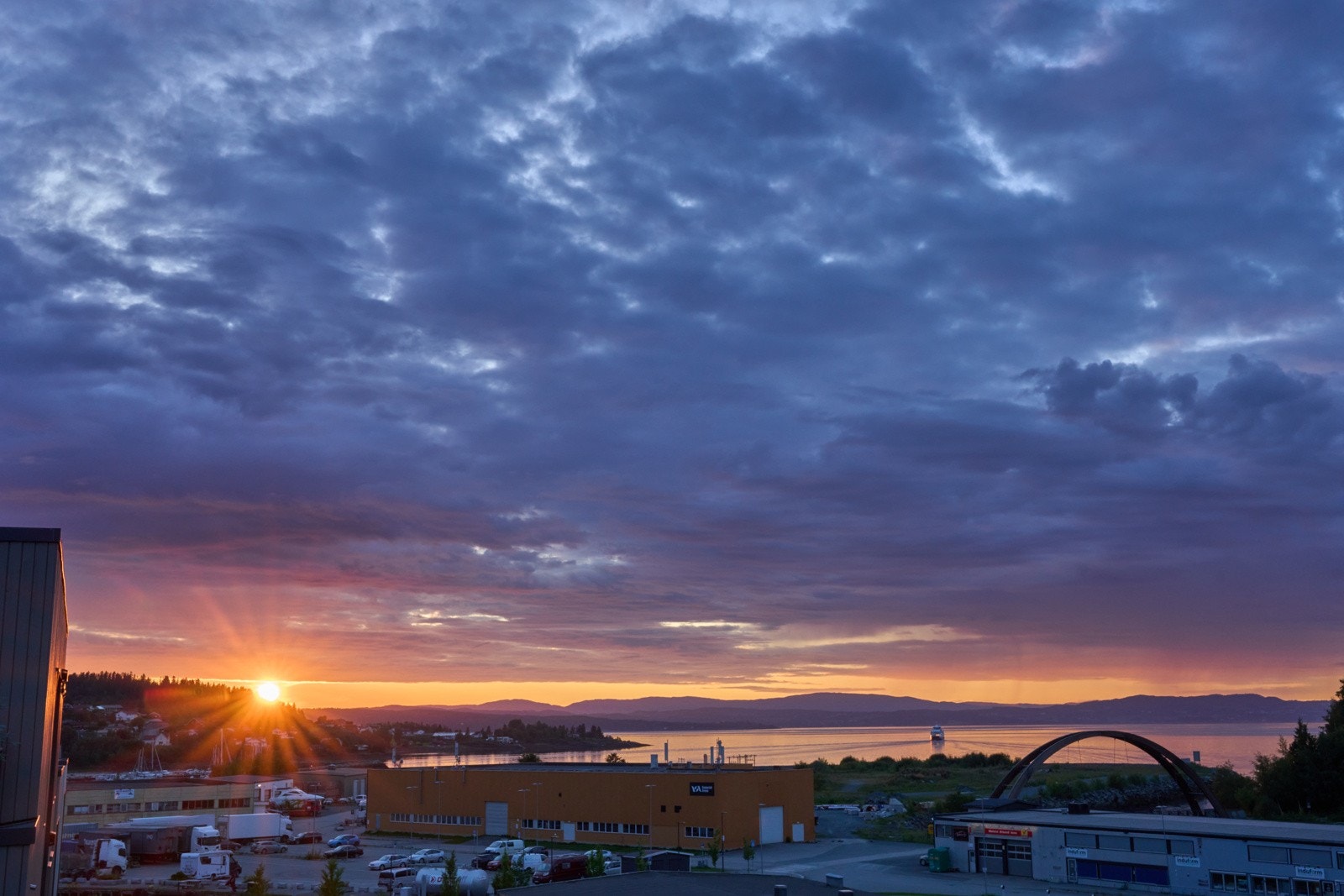 Utsikt fra hovedsoverom. Galleribilde