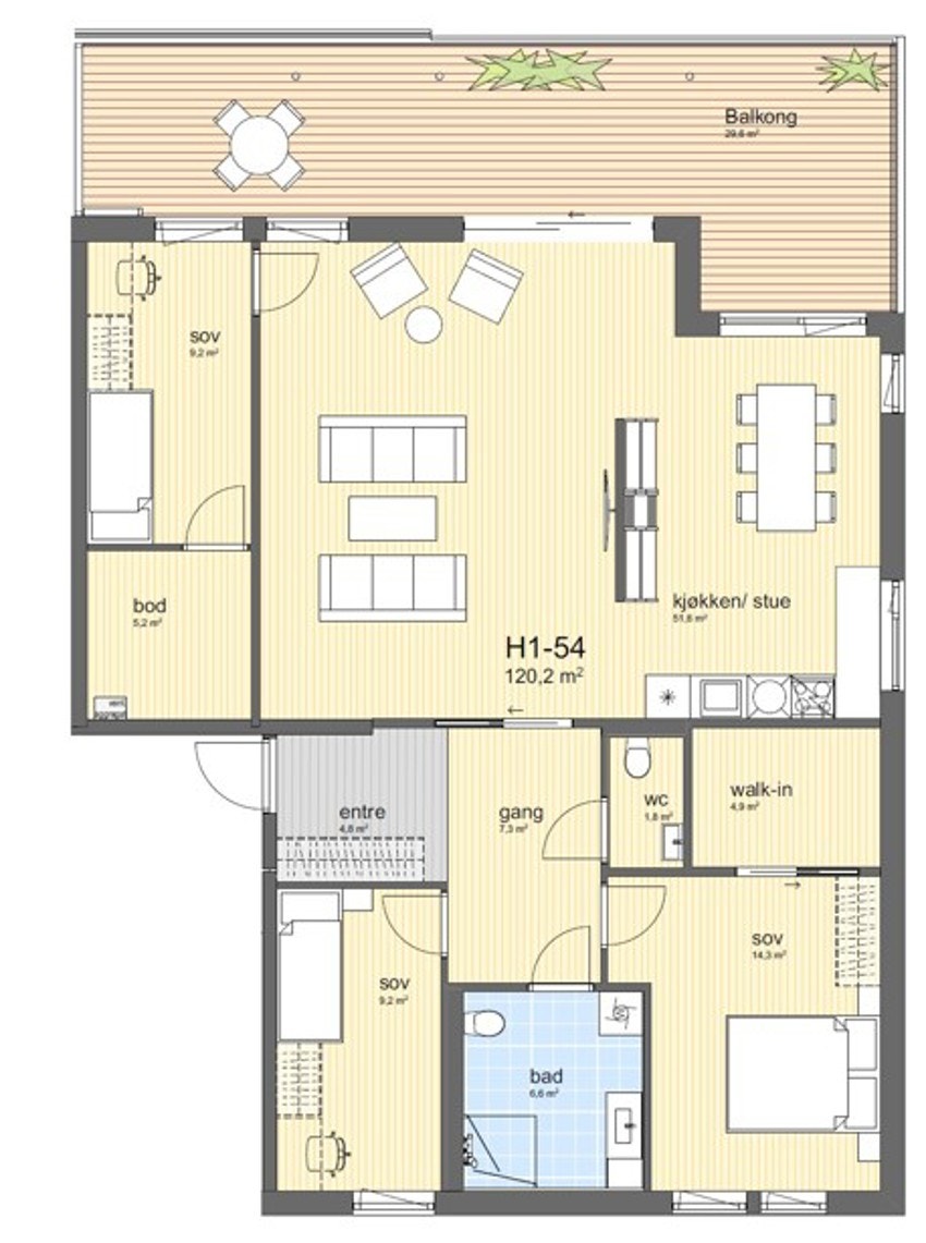 Planskisse, Helga den fagres gate 3D Galleribilde