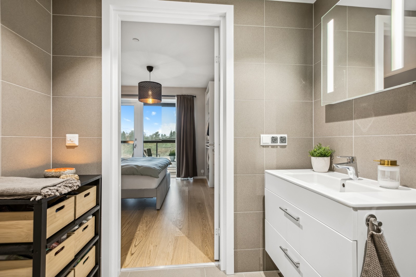 Hovedsoverommet har et eget baderom. Galleribilde