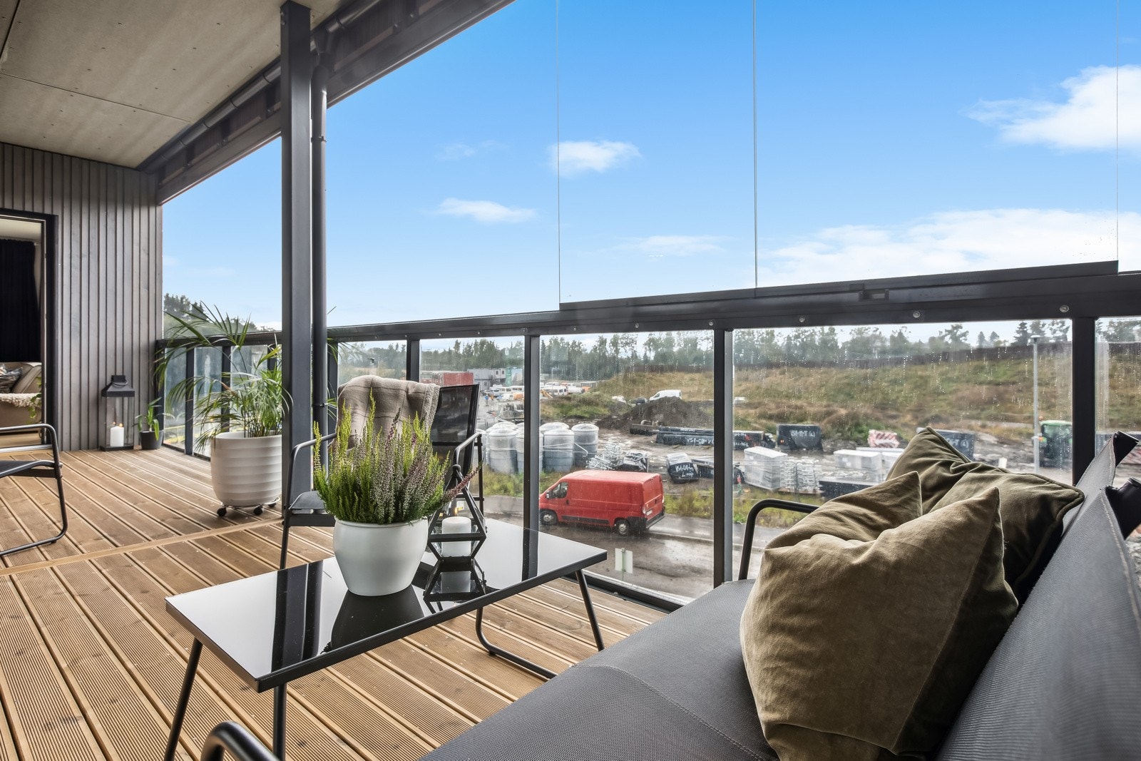 Her har en god pass til utemøblement. Galleribilde