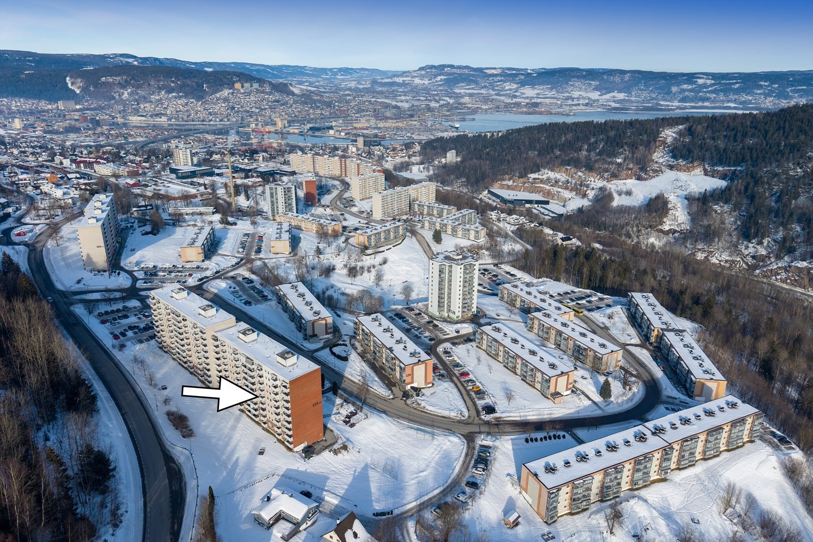 Leiligheten ligger i et populært område med kort vei til sentrum Galleribilde