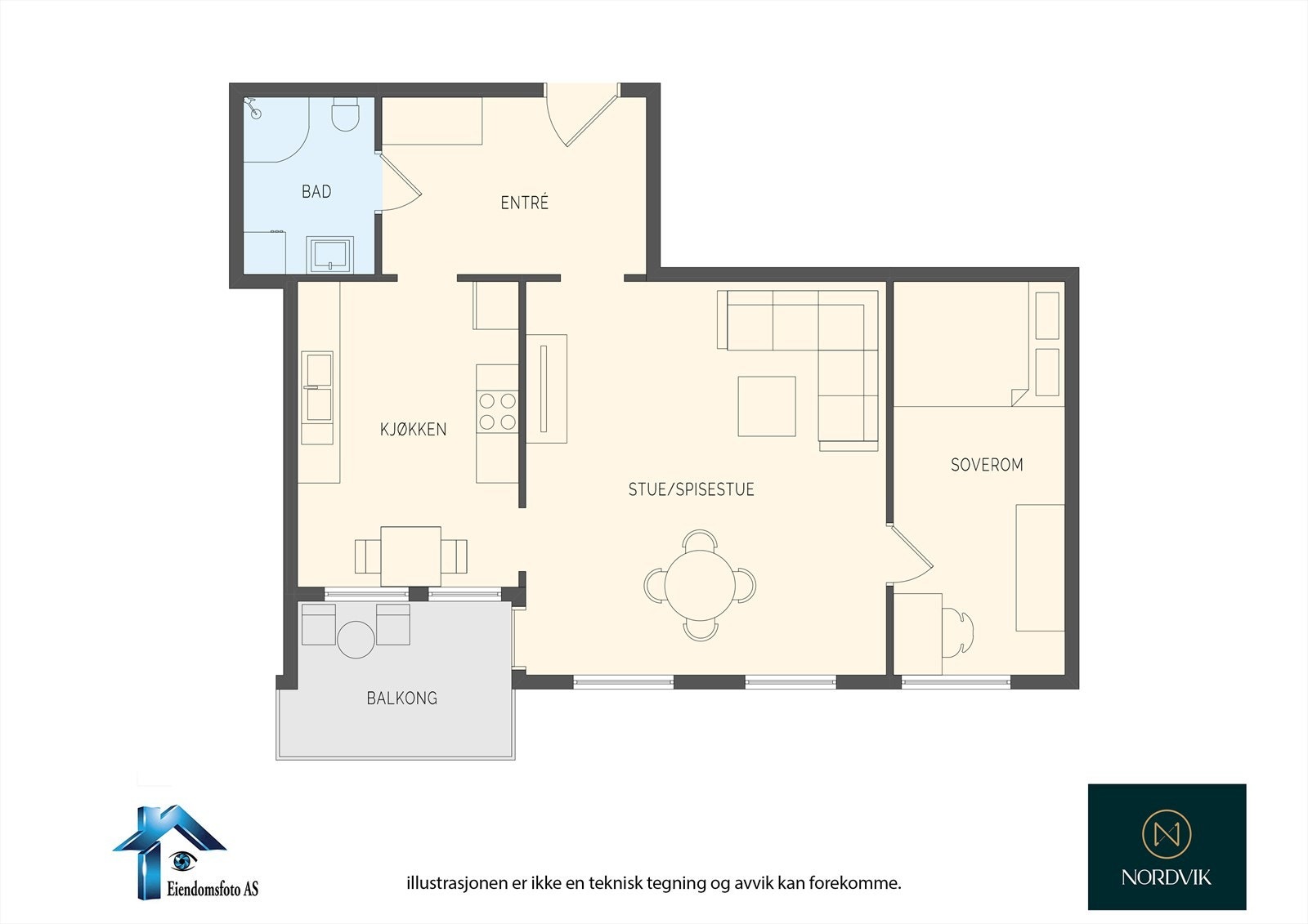 Plantegning Galleribilde