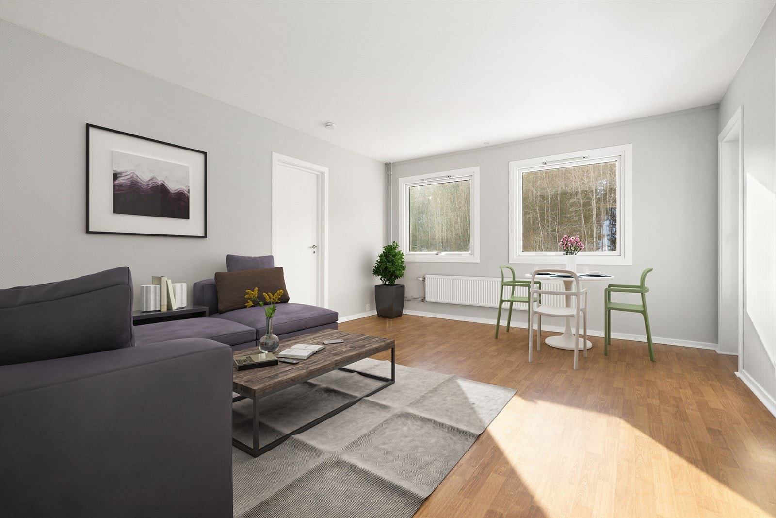 Dette er en lys og pen 2-roms leilighet med god planløsning Galleribilde