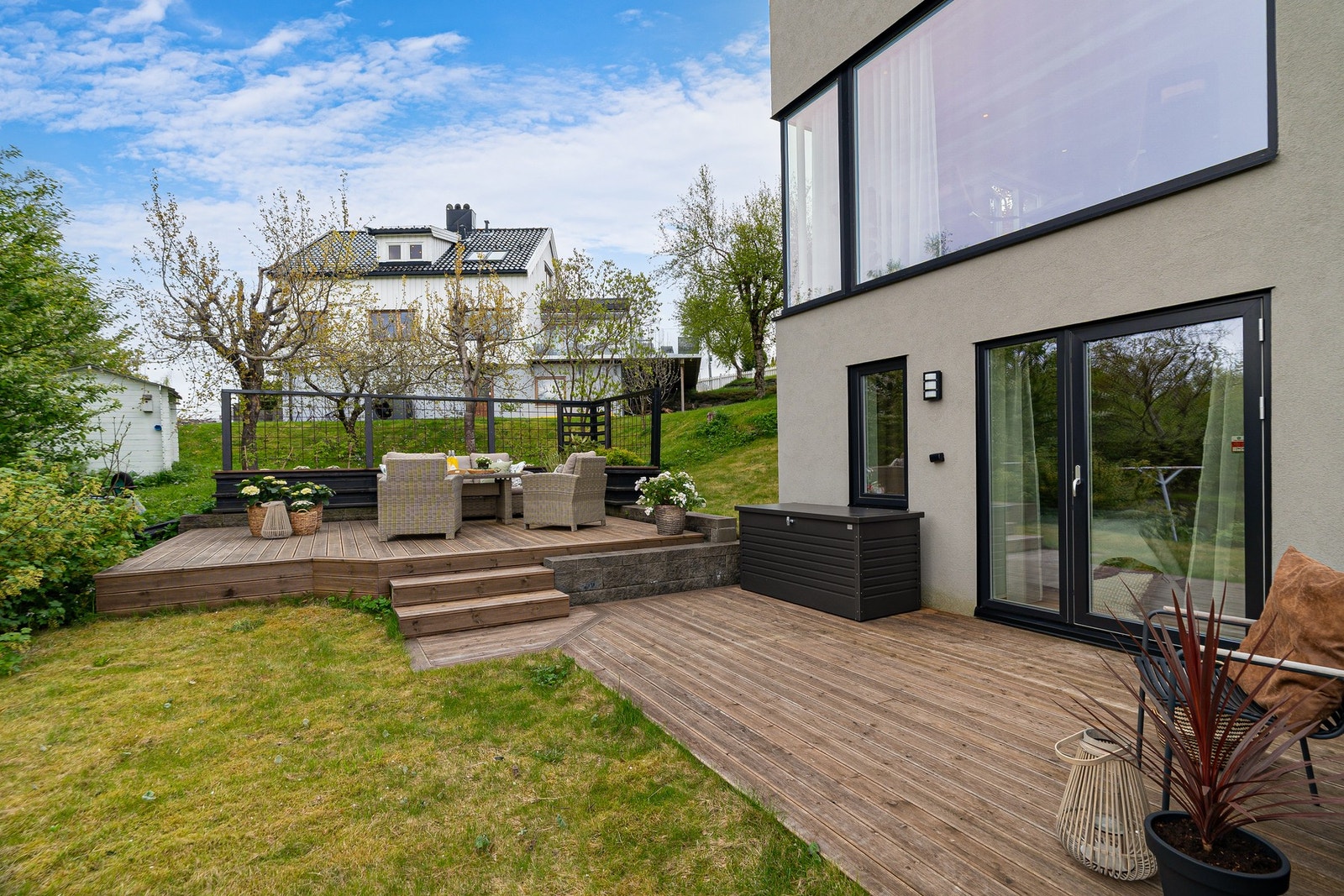 Fra eiendommen kan man få med seg noen av byens festivaler uten å forlate hjemmet. Galleribilde