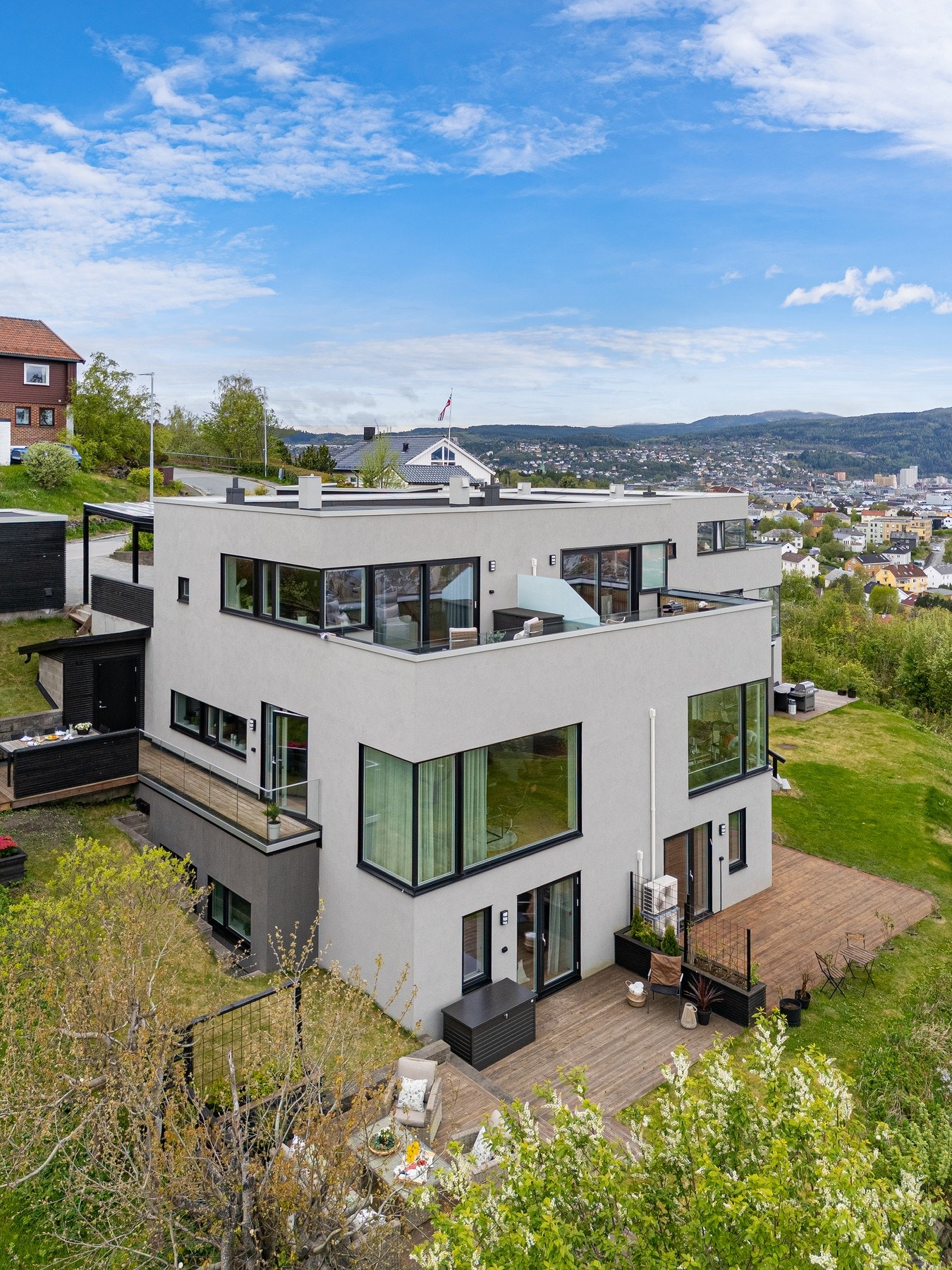 Dronefoto. Galleribilde