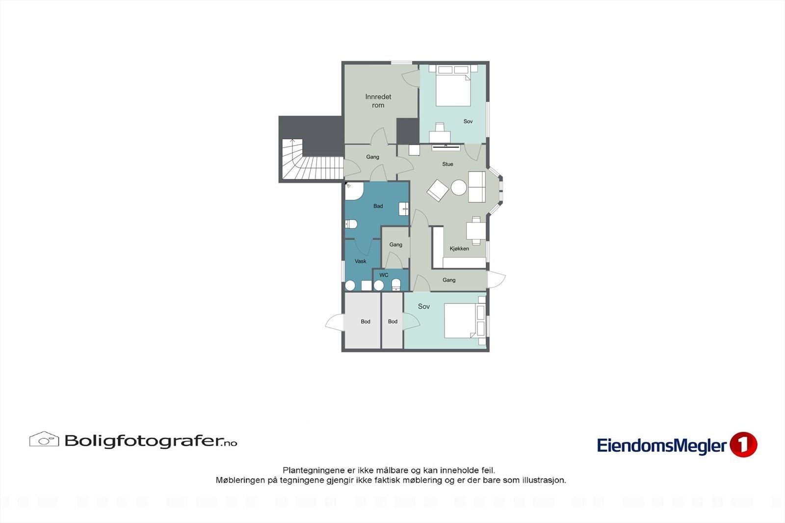 Plantegning u.etg Galleribilde