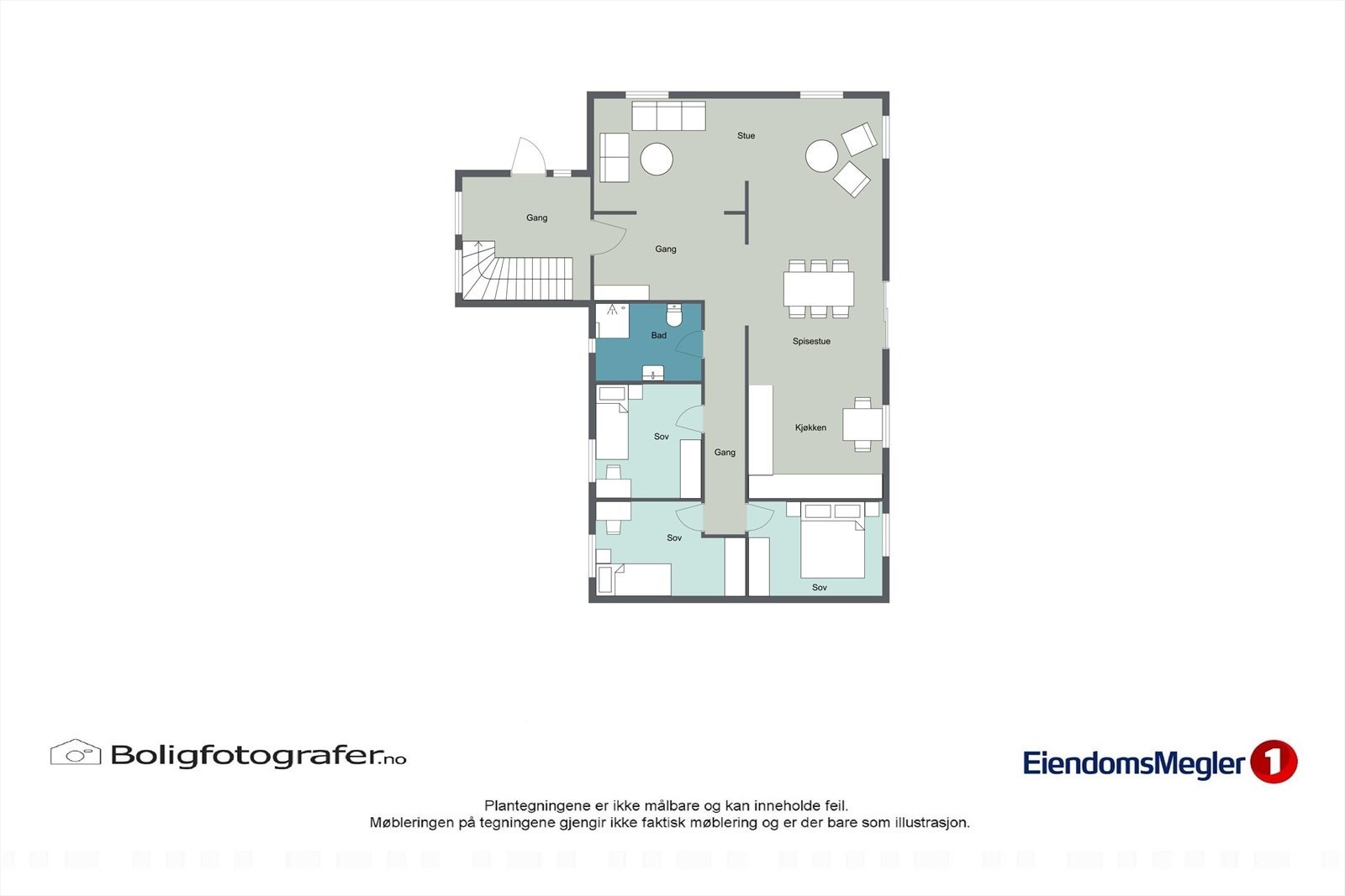 Planløsning - 1.etg. Galleribilde
