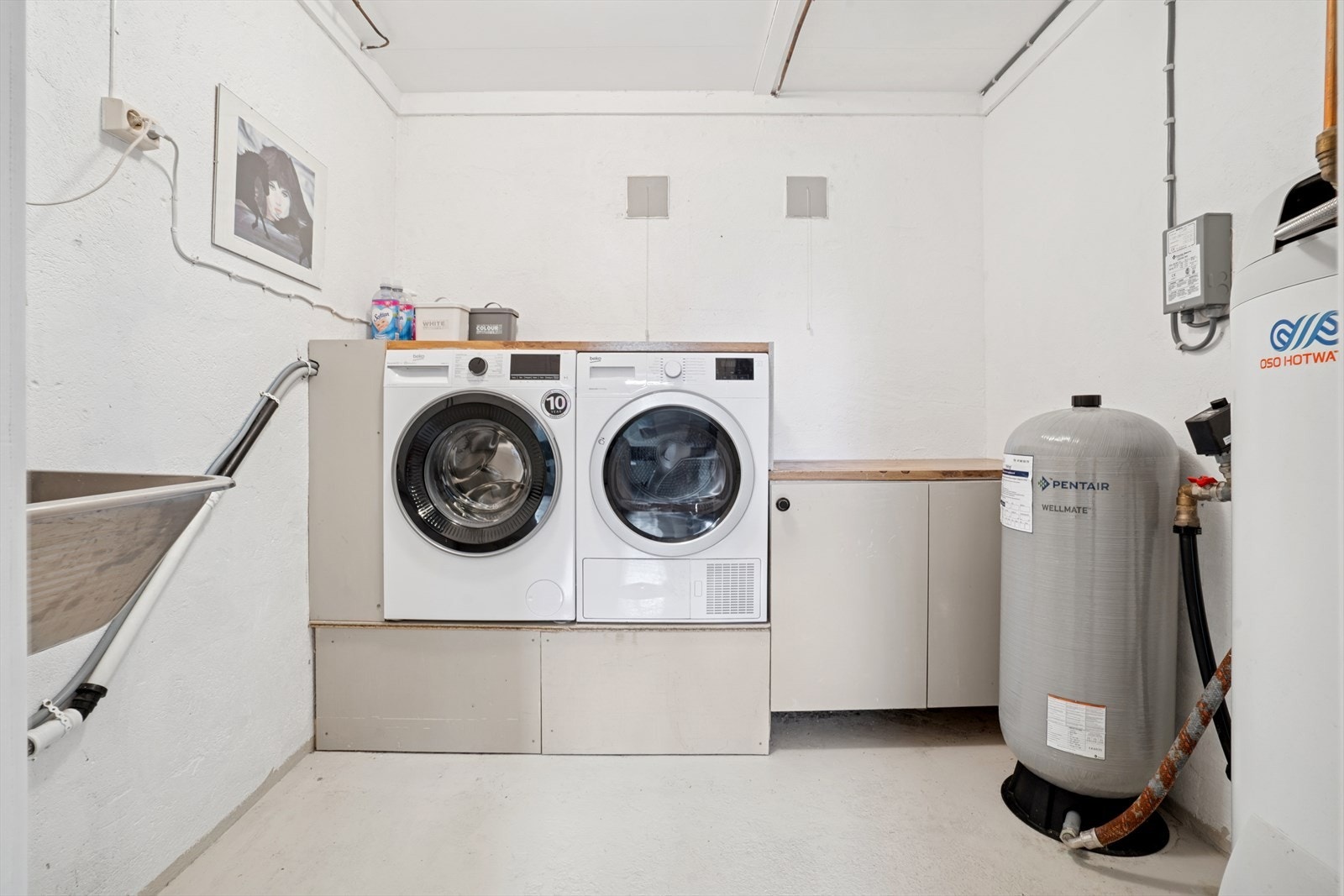 Vaskerom i kjeller med god plass. Galleribilde