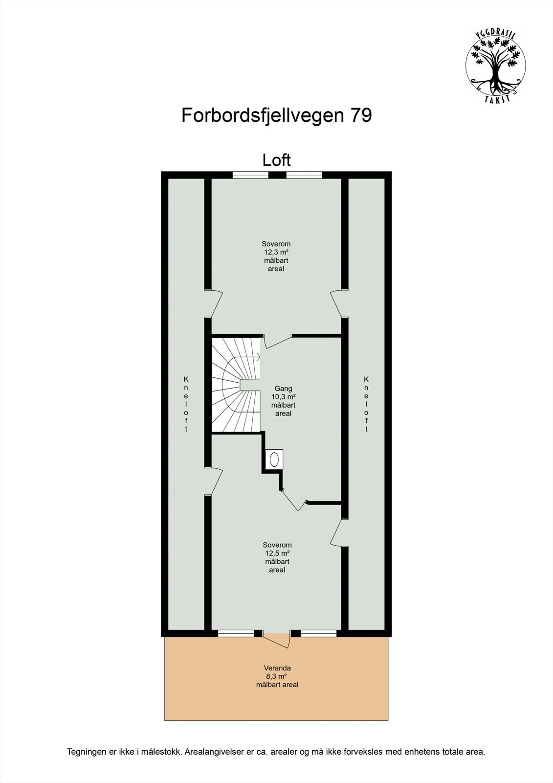 Plantegning Loft Galleribilde