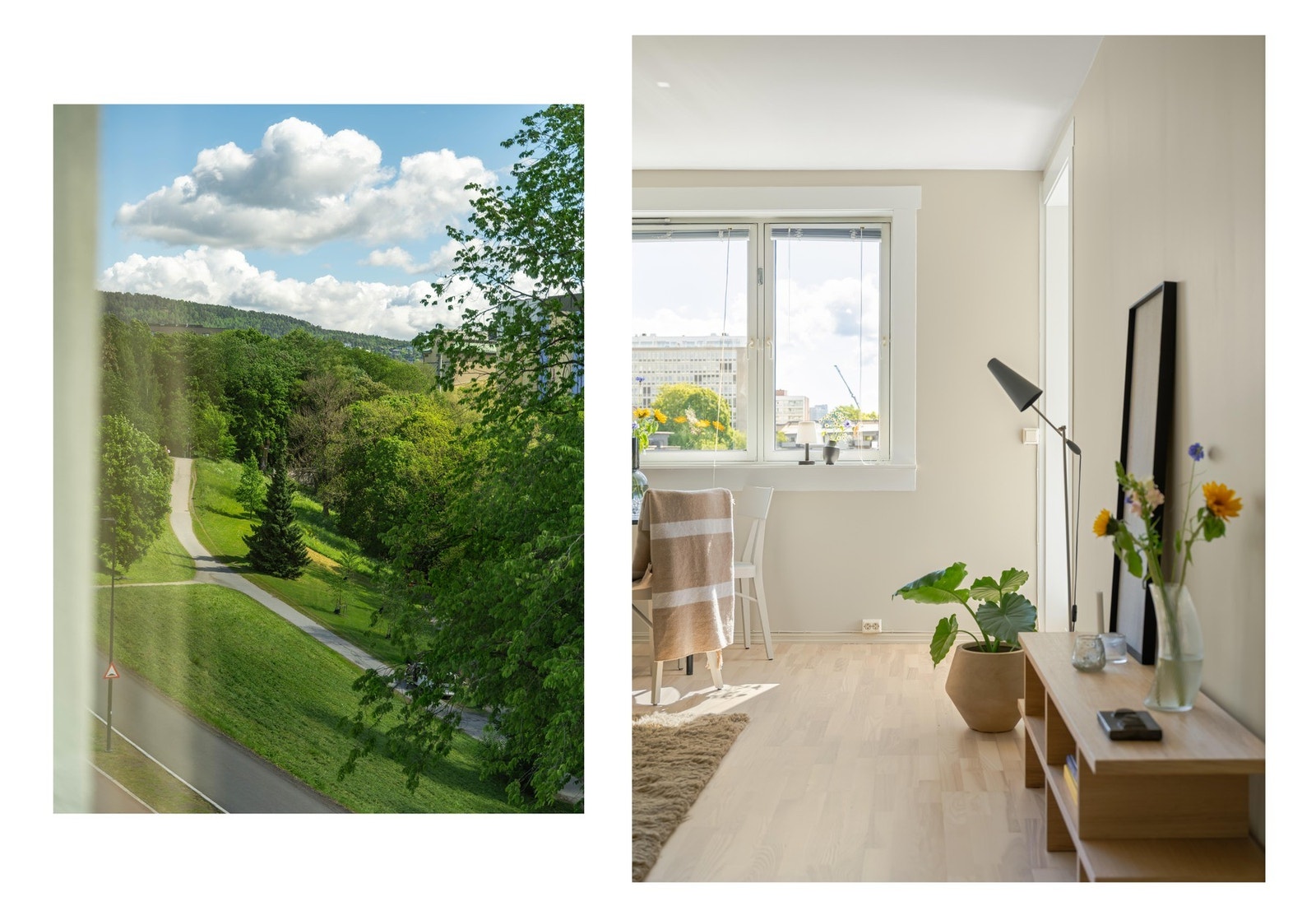 Det er også nydelig utsikt her inne fra, ikke bare fra balkongen. Galleribilde