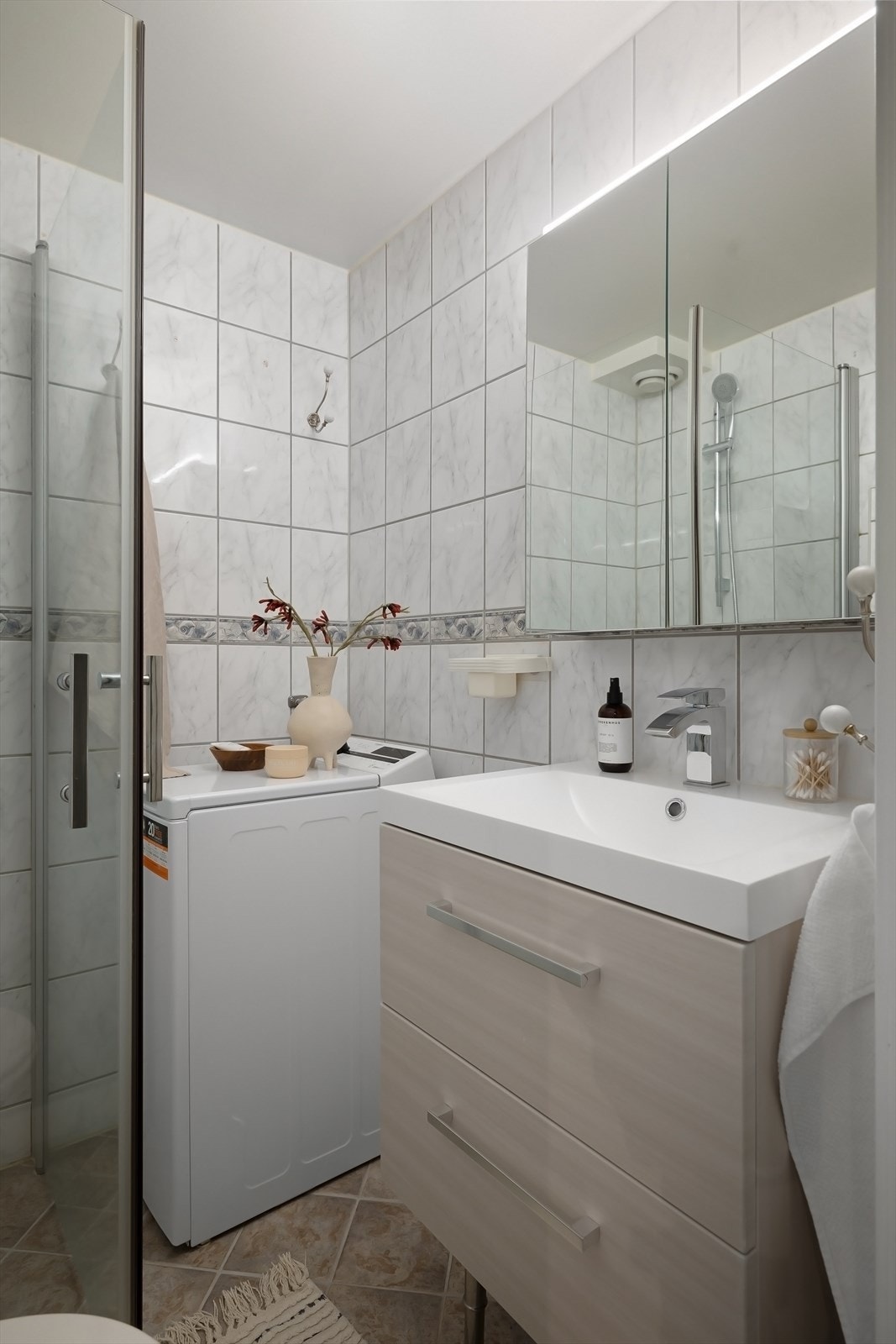 Badet har opplegg til vaskemaskin Galleribilde