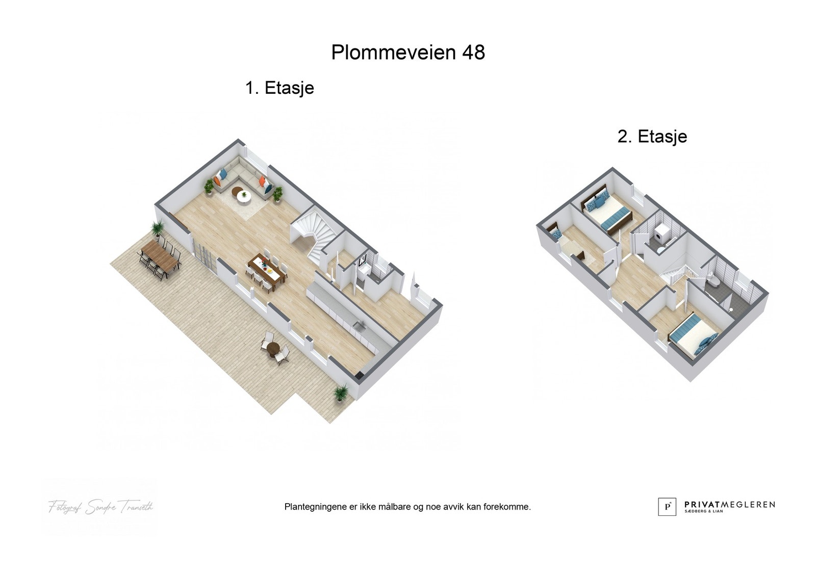 - 3D plantegning (ikke målbart) - Galleribilde