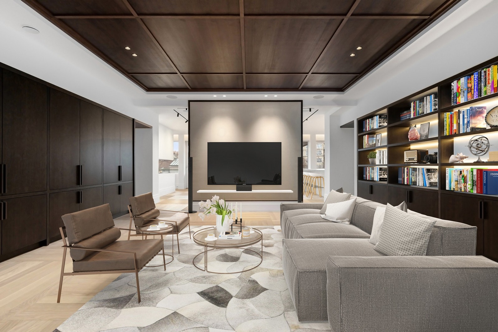 Stue/ bibliotek. Galleribilde