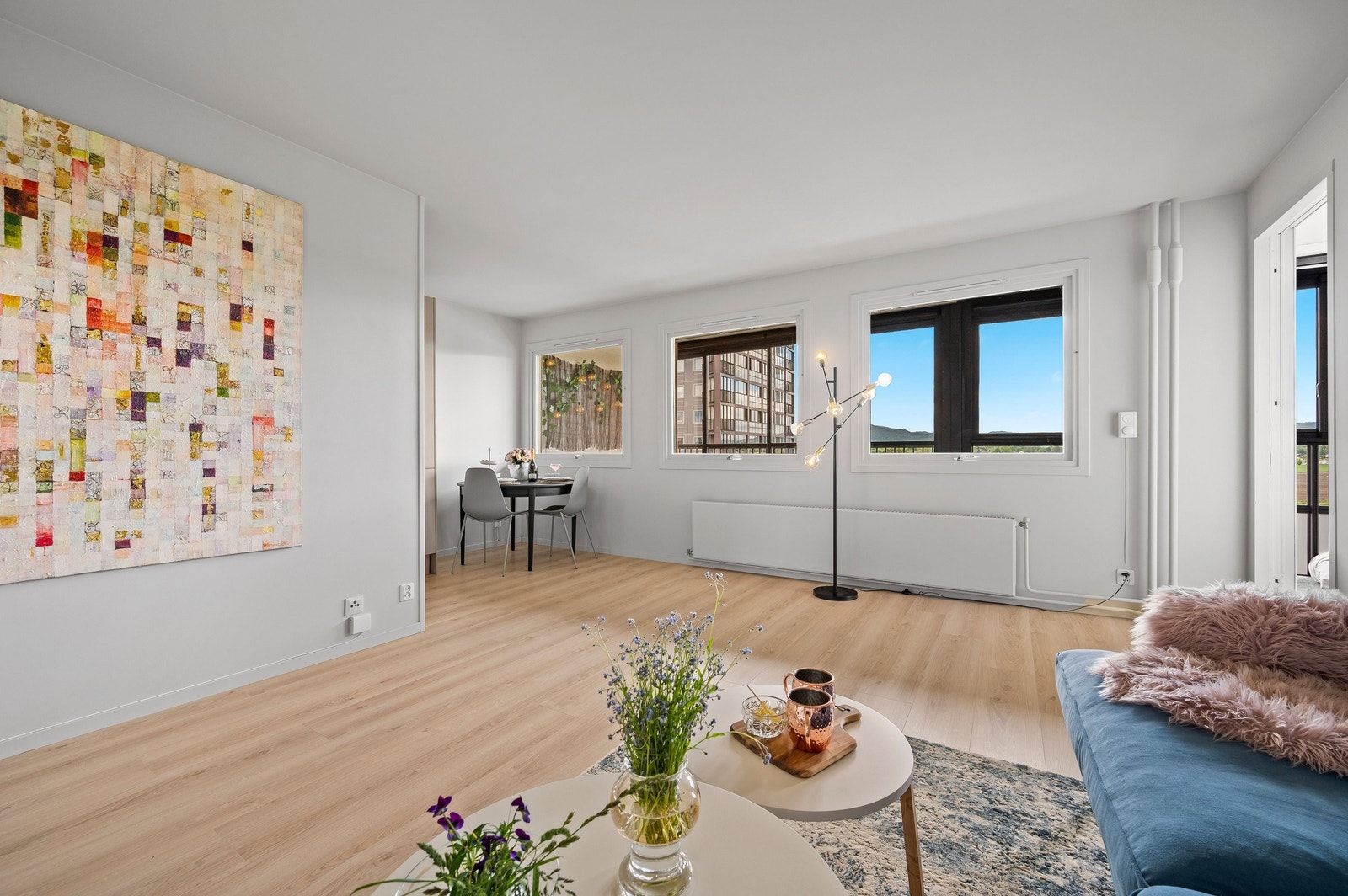 Ingen gjenboere, så her er du veldig privat i stuen. Galleribilde