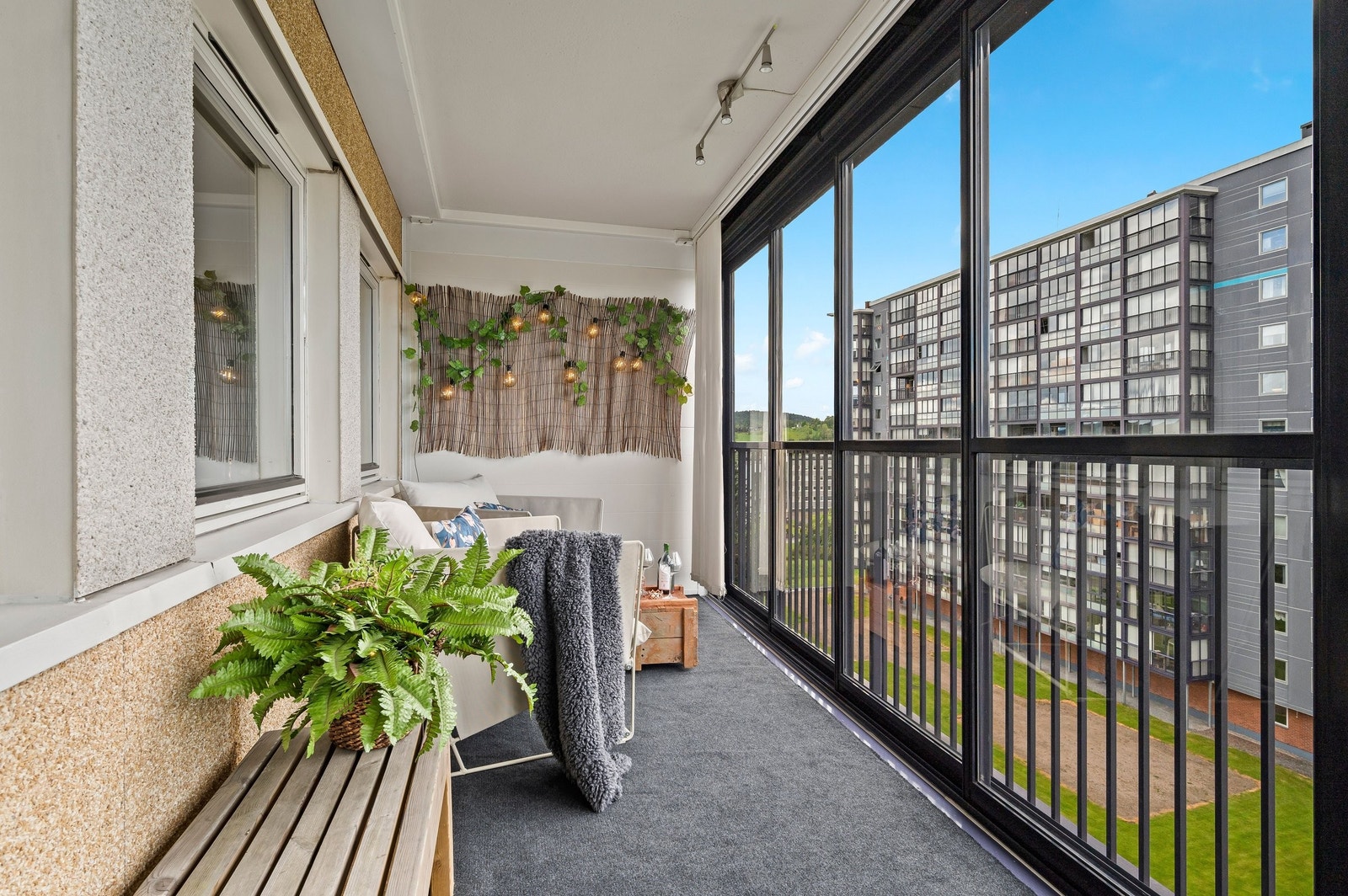 17 kvm balkong med mange muligheter! Galleribilde