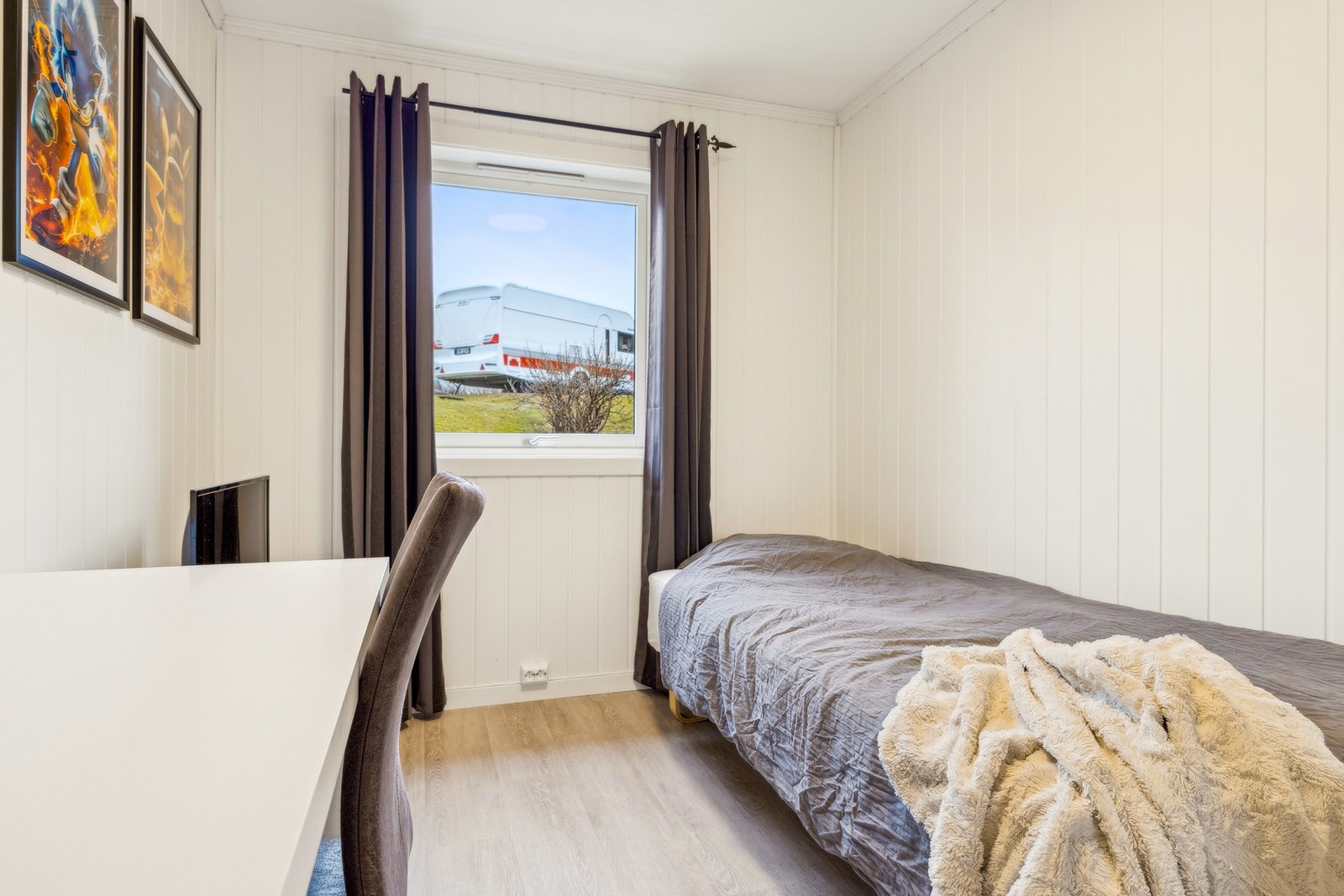 Bod, benyttet som soverom. Galleribilde