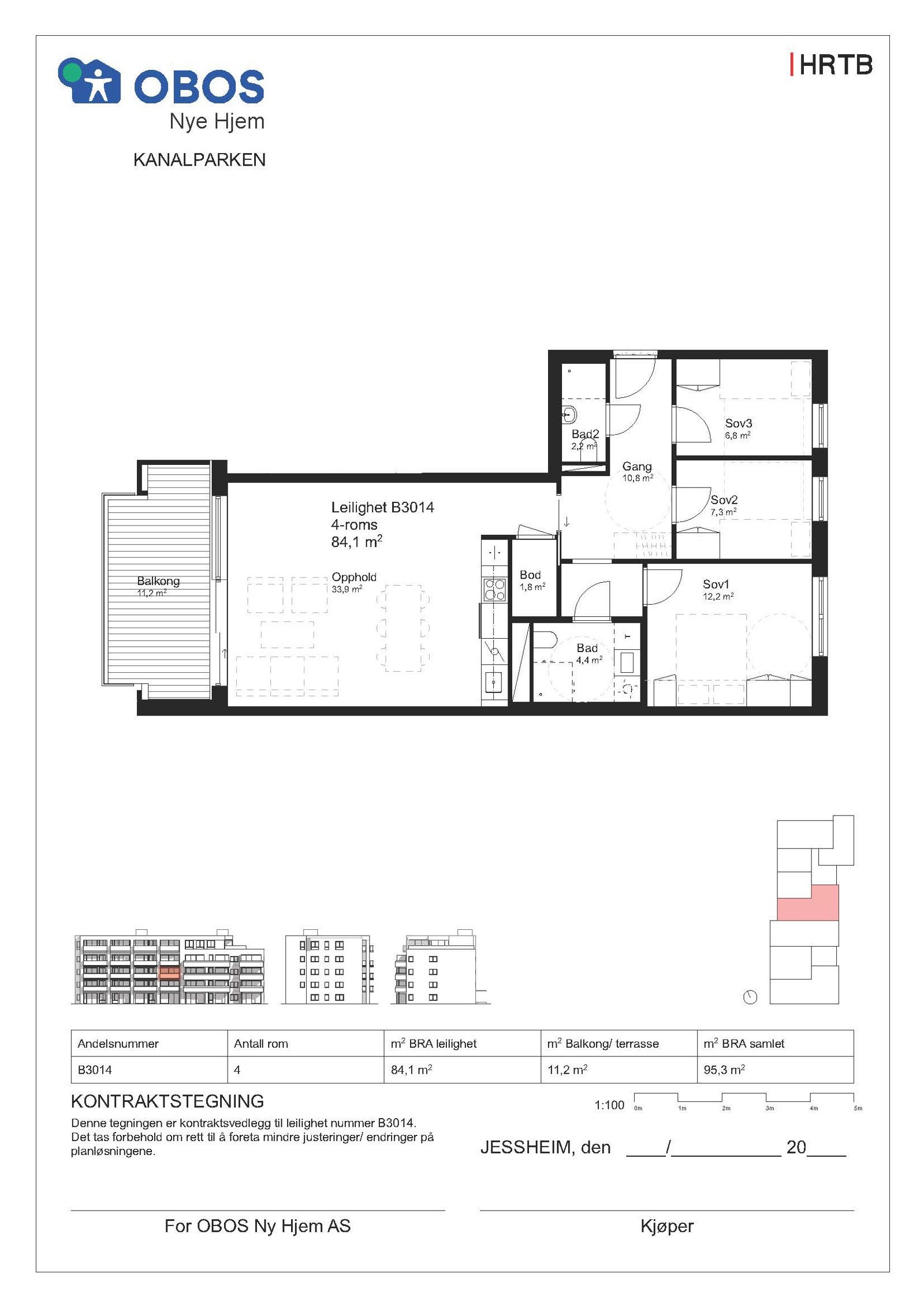 Plantegning Galleribilde