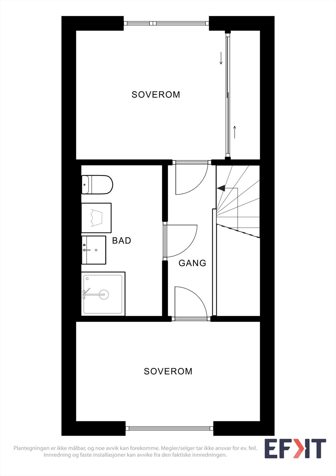 Plantegning 2. etasje Galleribilde