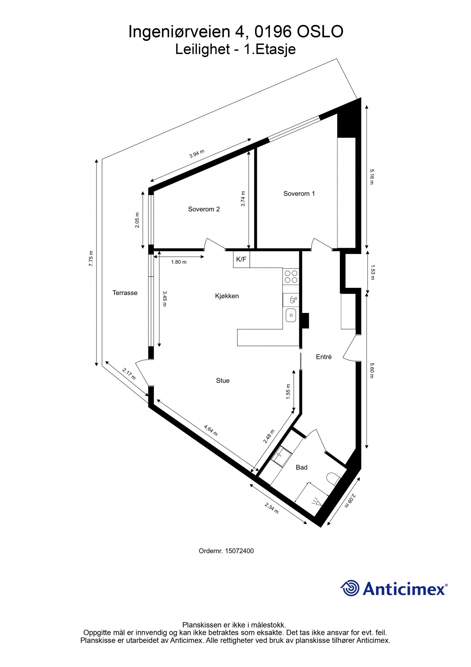 Plantegning Galleribilde