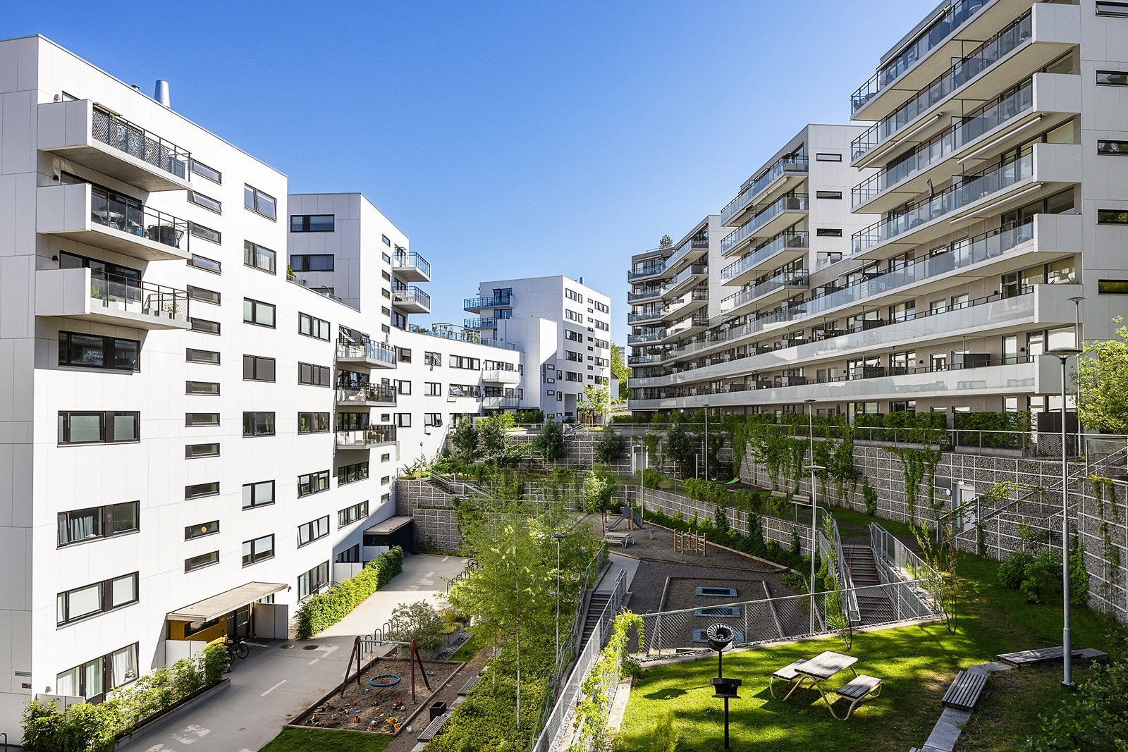 Pent opparbeidet fellesarealer Galleribilde