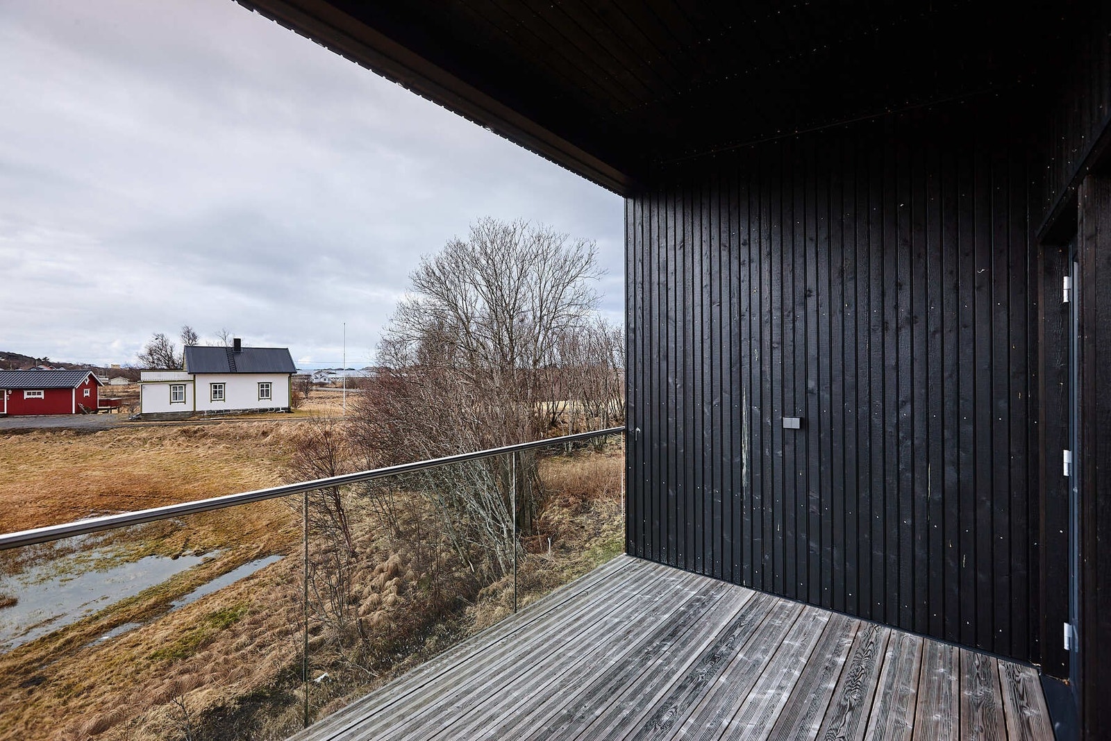 Her sitter du godt i le for både vind og regn. Galleribilde