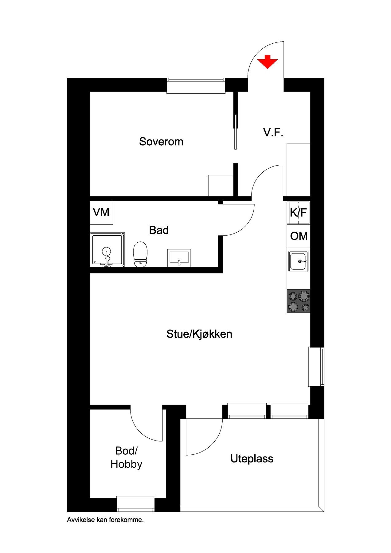 Plantegning Galleribilde