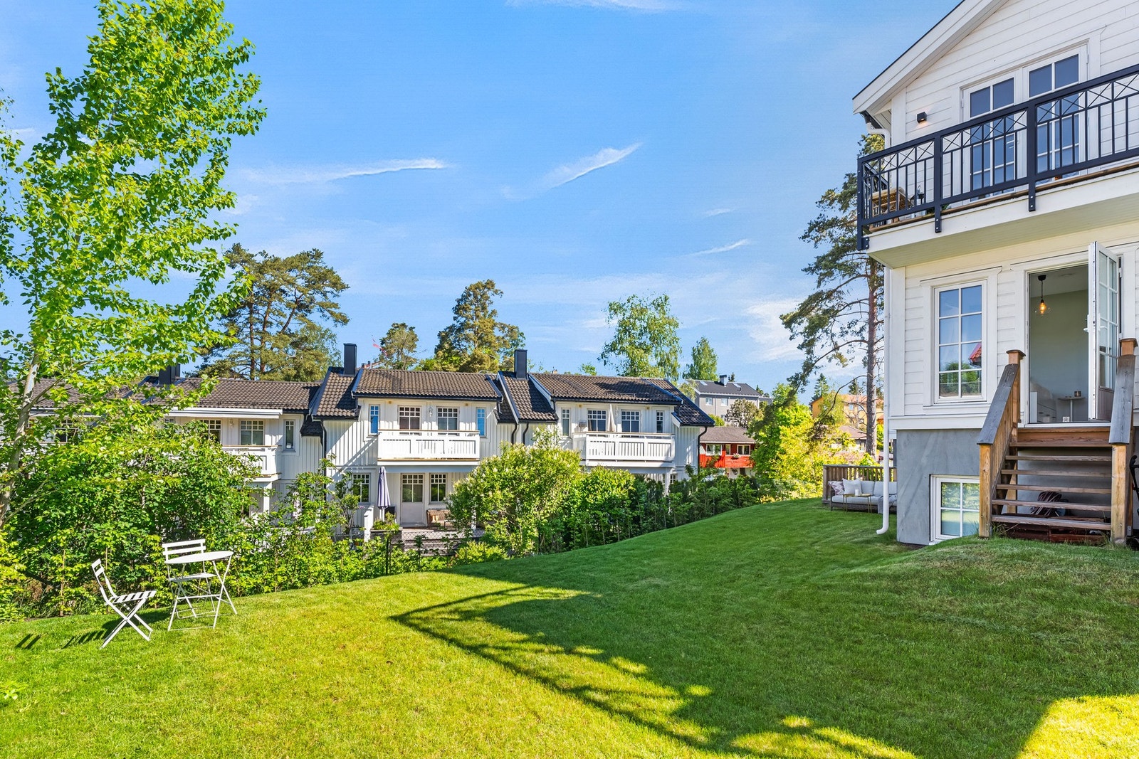 God plass til ulike soner i hagen. Galleribilde