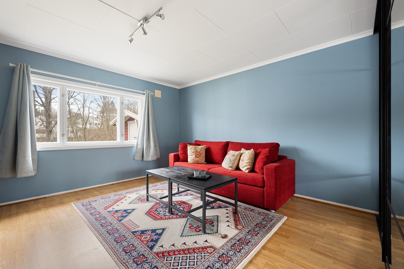 Det tredje soverommet er innredet som TV-stue. Galleribilde