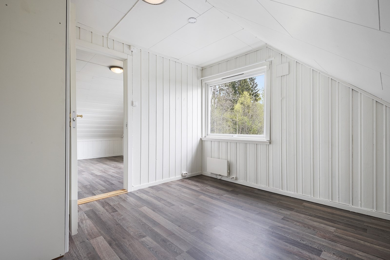 Skråhimling i 2. etasje. Galleribilde