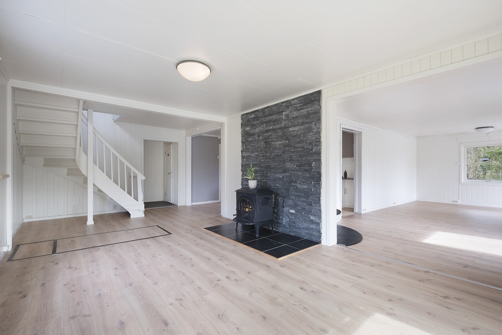 Vedfyring i boligen. Galleribilde