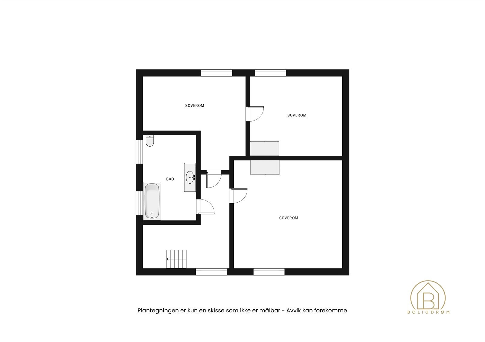 Plantegning 2. etasje. Galleribilde