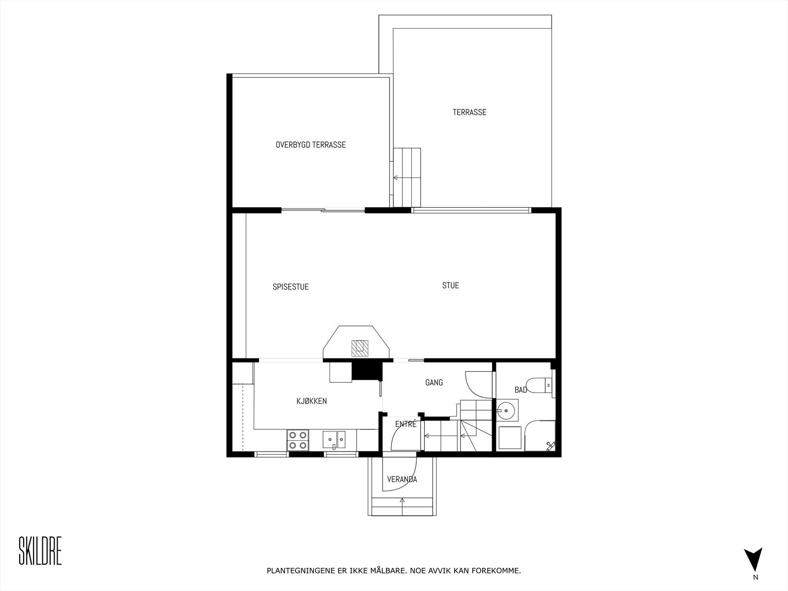 Planskisse første etasje. Galleribilde