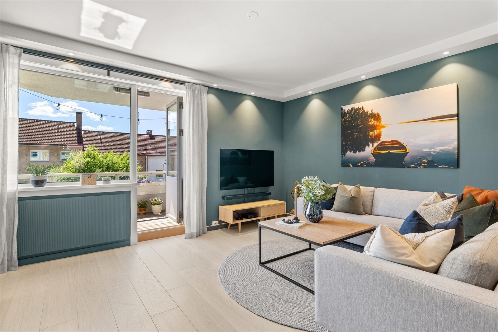 Leiligheten har en god intern beliggenhet i 3. etasje Galleribilde