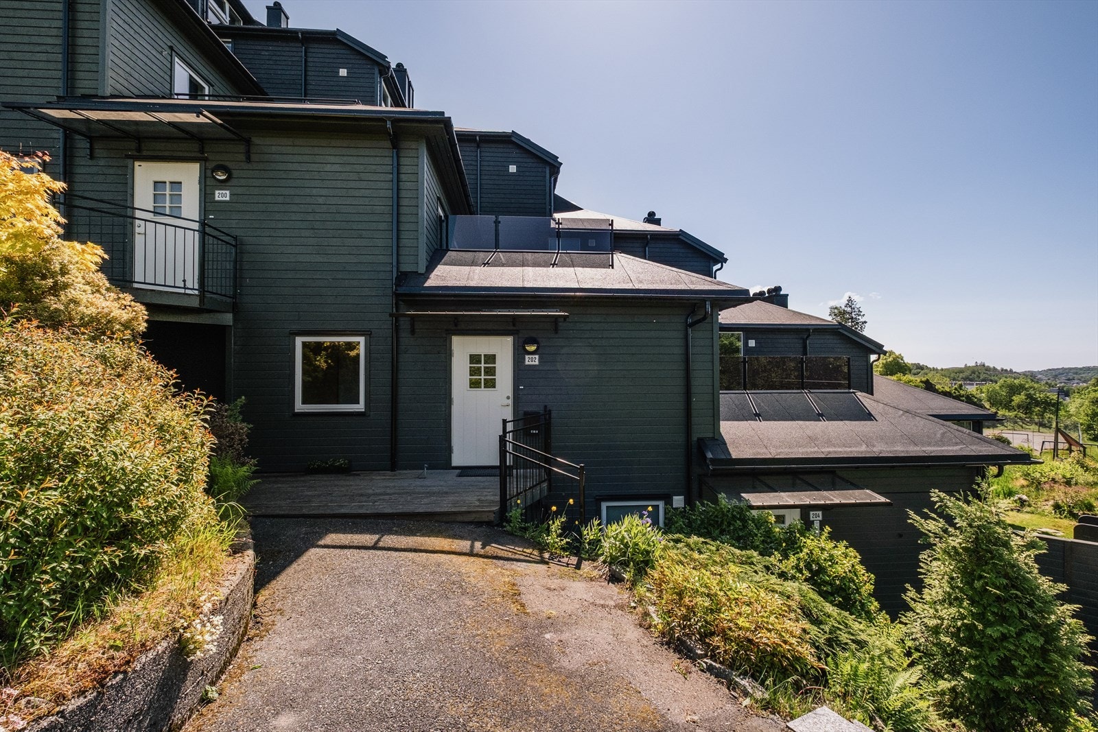 Fasade ved inngangen. Galleribilde